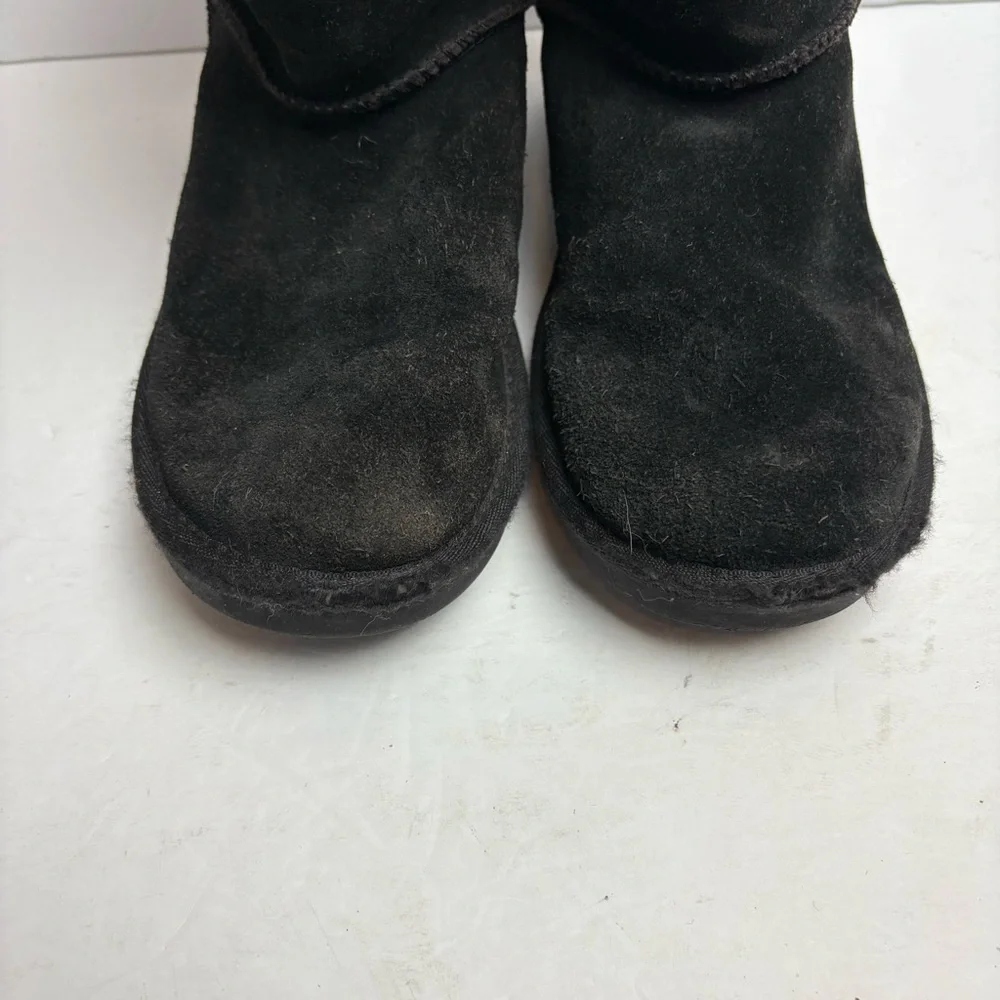 Koolaburra by Ugg Black Suede Snow Boots Koola Tall Kids size 3